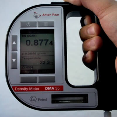 Densidad relativa (ASTM D1298)